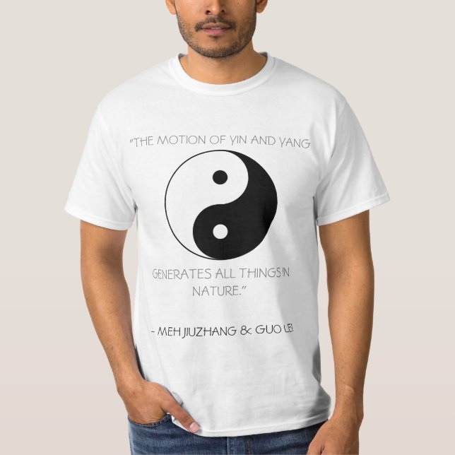 Camiseta Yin y Yang con cita (Anverso)