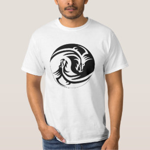 Camiseta Yin y Yang Dragon T Shirt