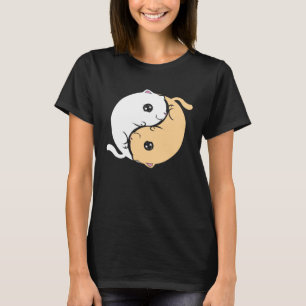 Camiseta Yin Y Yang Gatos En Pursday
