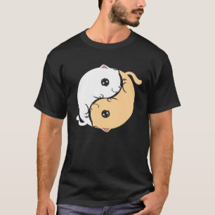 Camiseta Yin Y Yang Gatos En Pursday