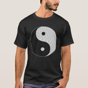 Camiseta Yin y Yang Golf para hombres y mujeres golfistas c