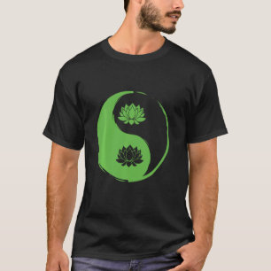 Camiseta Yin Y Yang Nelumbo Balance Naturaleza Flores Genus
