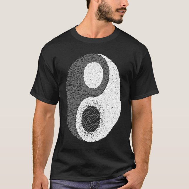 Camiseta Yin y Yang New Age y Espiritual Yoga Meditación (Anverso)