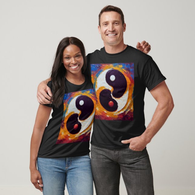 Camiseta Yin y Yang oil (Unisexo)