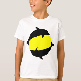 Camiseta yin yand lindo delfines al sol