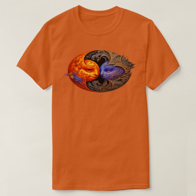 Camiseta Yin Yang (Diseño del anverso)