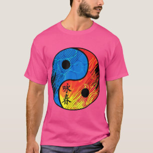 Camiseta Yin Yang Agua Y Fuego Kung Fu Wing Chun