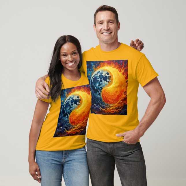 Camiseta Yin Yang Art Celestial (Unisexo)