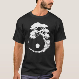 Camiseta Yin Yang Bonsai-Árbol Budista Japonés Zen