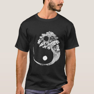 Camiseta Yin Yang Bonsai Tree Budismo japonés Zen
