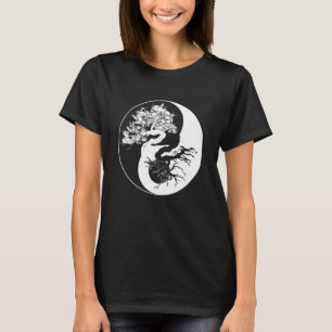 Camiseta Yin Yang Bonsai Tree Budismo japonés Zen