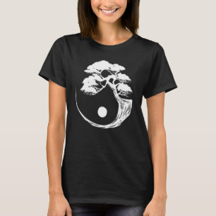 Camiseta Yin Yang Bonsai-Tree Budista japonés Zen