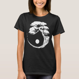 Camiseta Yin Yang Bonsai-Tree Budista japonés Zen