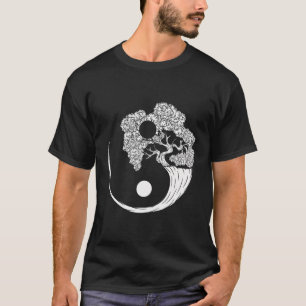 Camiseta Yin Yang Bonsai Tree Japonesa Jardinería Zen Buddh