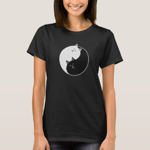 Camiseta Yin Yang Cats Graphic, Cat Lover, China