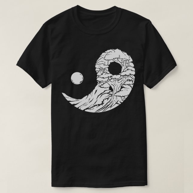 Camiseta Yin Yang Chinese (Diseño del anverso)