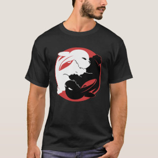 Camiseta Yin Yang conmemora Año Nuevo Chino del Conejo Luna