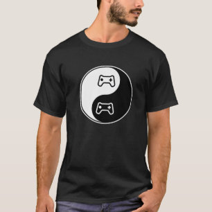 Camiseta Yin Yang - Controlador de Videojuegos de Juegos -