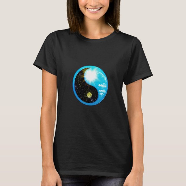 Camiseta Yin Yang Day and Night (Anverso)