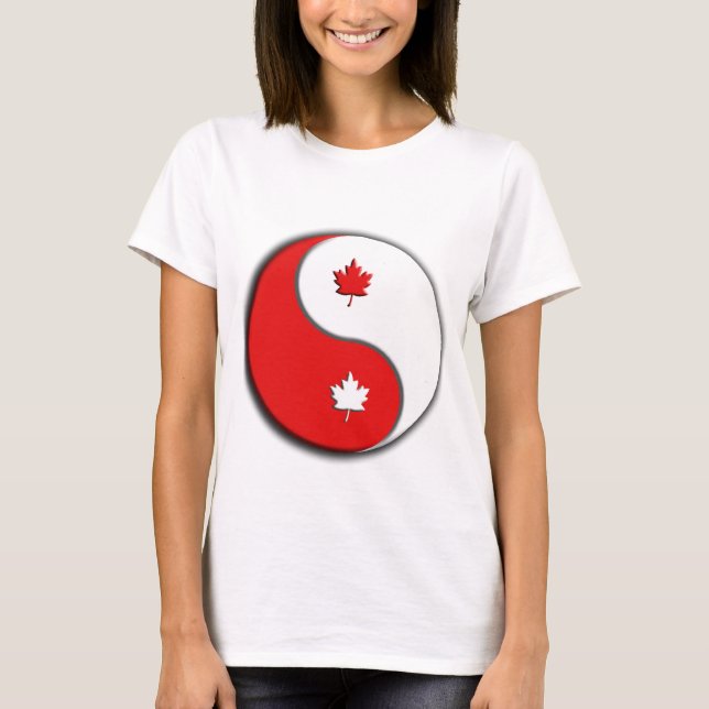 Camiseta yin yang del canuck (Anverso)