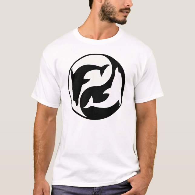 Camiseta Yin Yang Dolphin T-Shirt (Anverso)