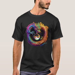 Camiseta Yin Yang Dragon
