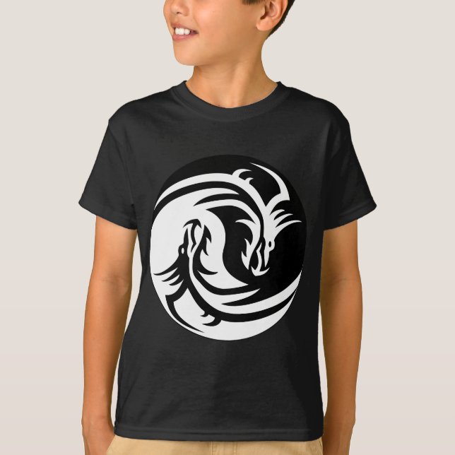 Camiseta Yin Yang Dragon (Anverso)