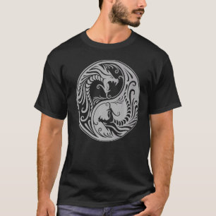 Camiseta Yin Yang Dragon Circle