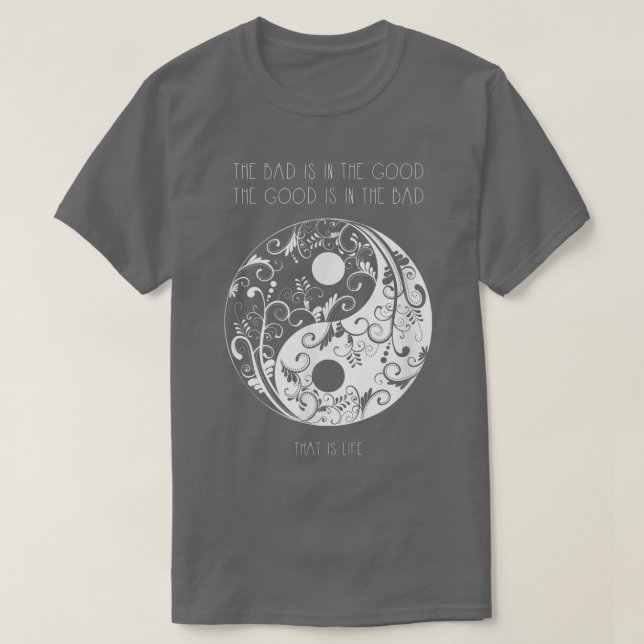 Camiseta Yin Yang en armonía  (Diseño del anverso)