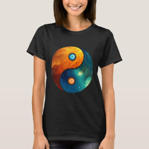 Camiseta Yin Yang Espacio Cosmos Galaxia Universo Espacio U