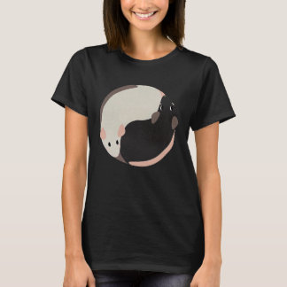 Camiseta Yin Yang Feliz Año Nuevo 2020 Rats Family Matching
