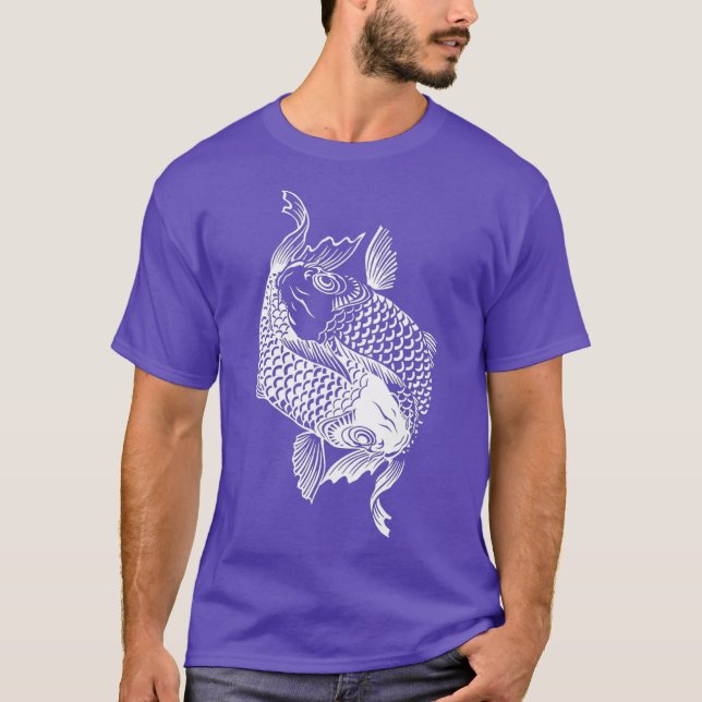 Camiseta Yin Yang Fish Koi Fish (Anverso)