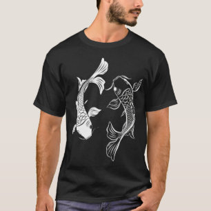 Camiseta Yin Yang Fish Koi Fish