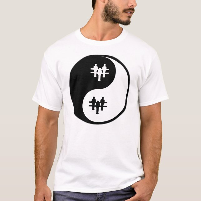 Camiseta Yin Yang Foosball (Anverso)