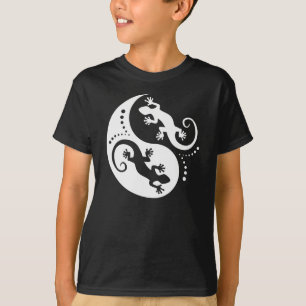 Camiseta YIN & YANG Geckos white + tu idea