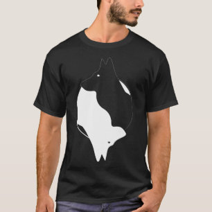 Camiseta Yin Yang German Shepherd Funny Dog Symbol Zen Medi