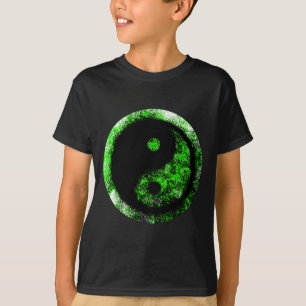 Camiseta Yin Yang Green Black The MUSEUM Zazzle Gifts