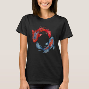 Camiseta Yin Yang Koi Fish