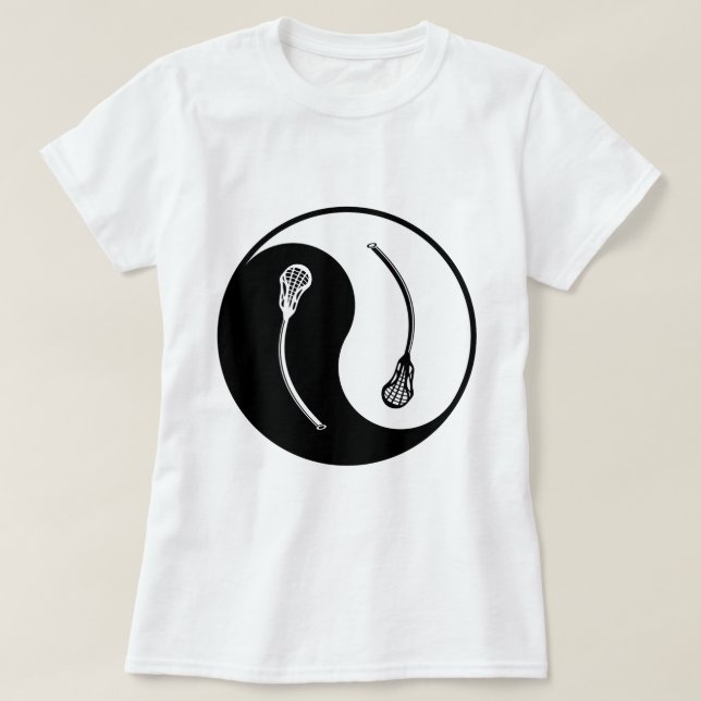 Camiseta Yin Yang LaCrosse (Diseño del anverso)