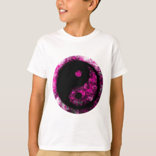 Camiseta Yin Yang Magenta Negro El MUSEO Zazzle Regalos