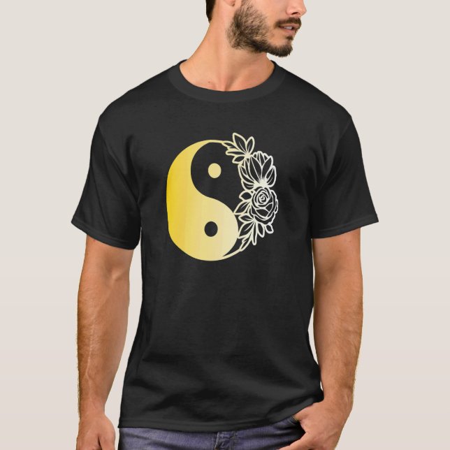 Camiseta Yin Yang Mandala Qi Gong Yoga Tai Chi (Anverso)