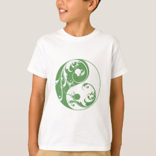 Camiseta Yin & Yang móvil (verde)
