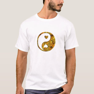 Camiseta Yin & Yang / Oro del corazón