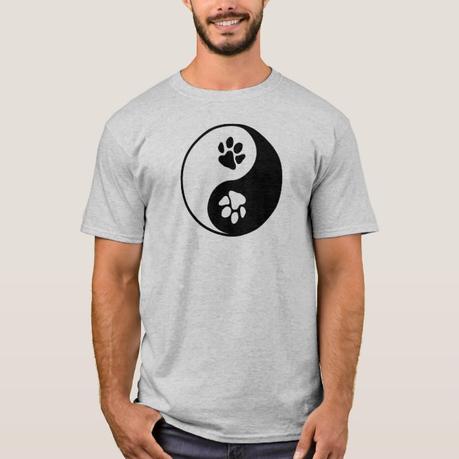 Camiseta Yin Yang Paw (Anverso)
