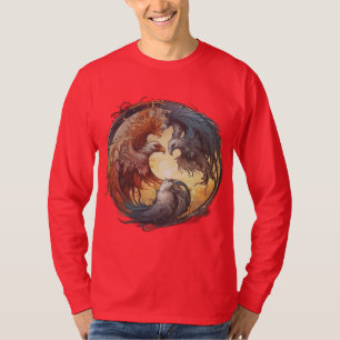 Camiseta Yin Yang Phoenix - Renacimiento a través del equil