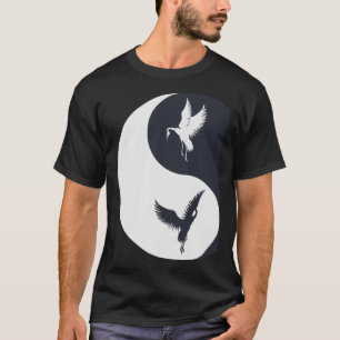 Camiseta Yin Yang Qi Gong Blanco chino
