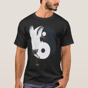 Camiseta Yin Yang Qi Gong Blanco chino