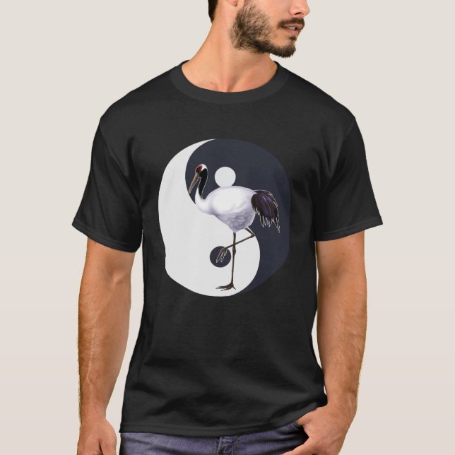Camiseta Yin Yang Qi Gong Blanco chino (Anverso)