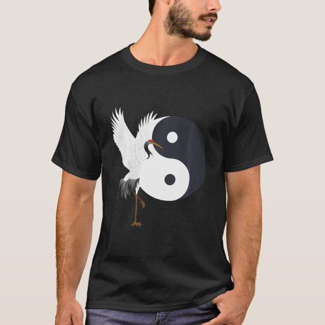 Camiseta Yin Yang Qi Gong Blanco chino (Anverso)