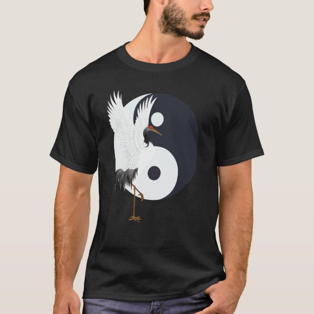 Camiseta Yin Yang Qi Gong Blanco chino (Anverso)